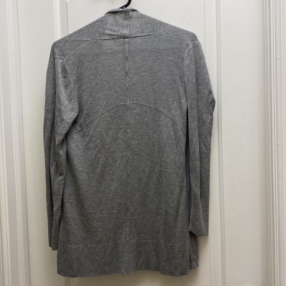 Philosophy gray long sleeve open cardigan sweater size medium - Picture 8 of 8